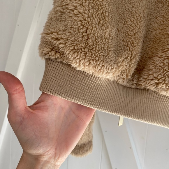 ONLY Faux Fuzz Zip Up Jacket - Picture 5 of 6